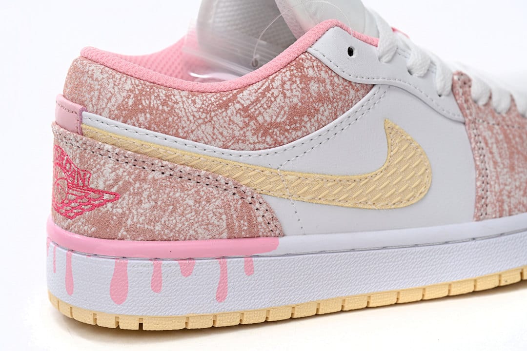 Air Jordan 1 Low SE GS Paint Drip