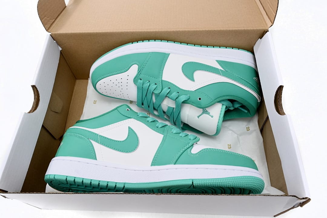 Air Jordan 1 Low White Green
