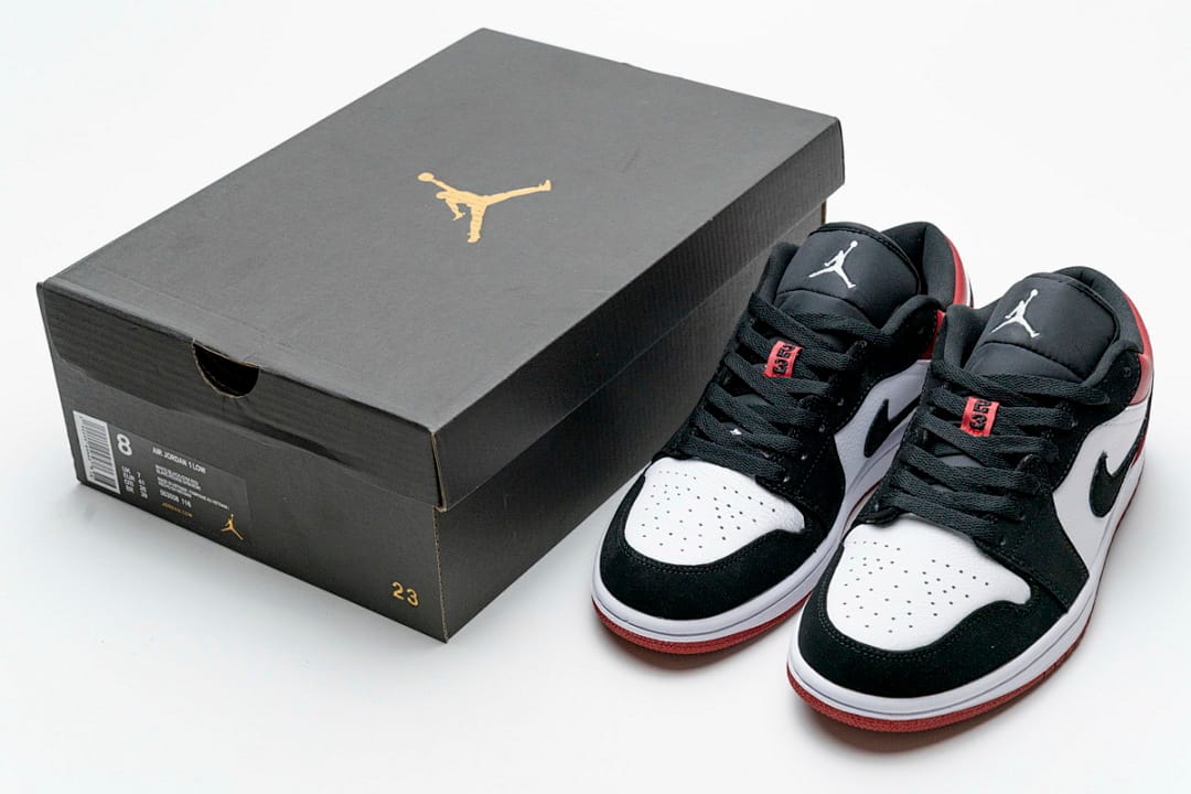 Air Jordan 1 Low Black Toe (Colorway 2)