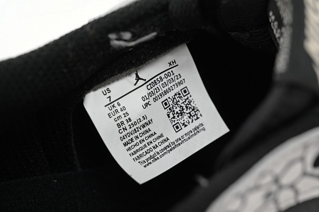 Air Jordan 1 Low Black Gray Burst