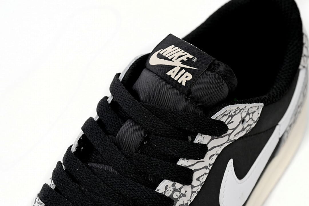 Air Jordan 1 Low Black Gray Burst
