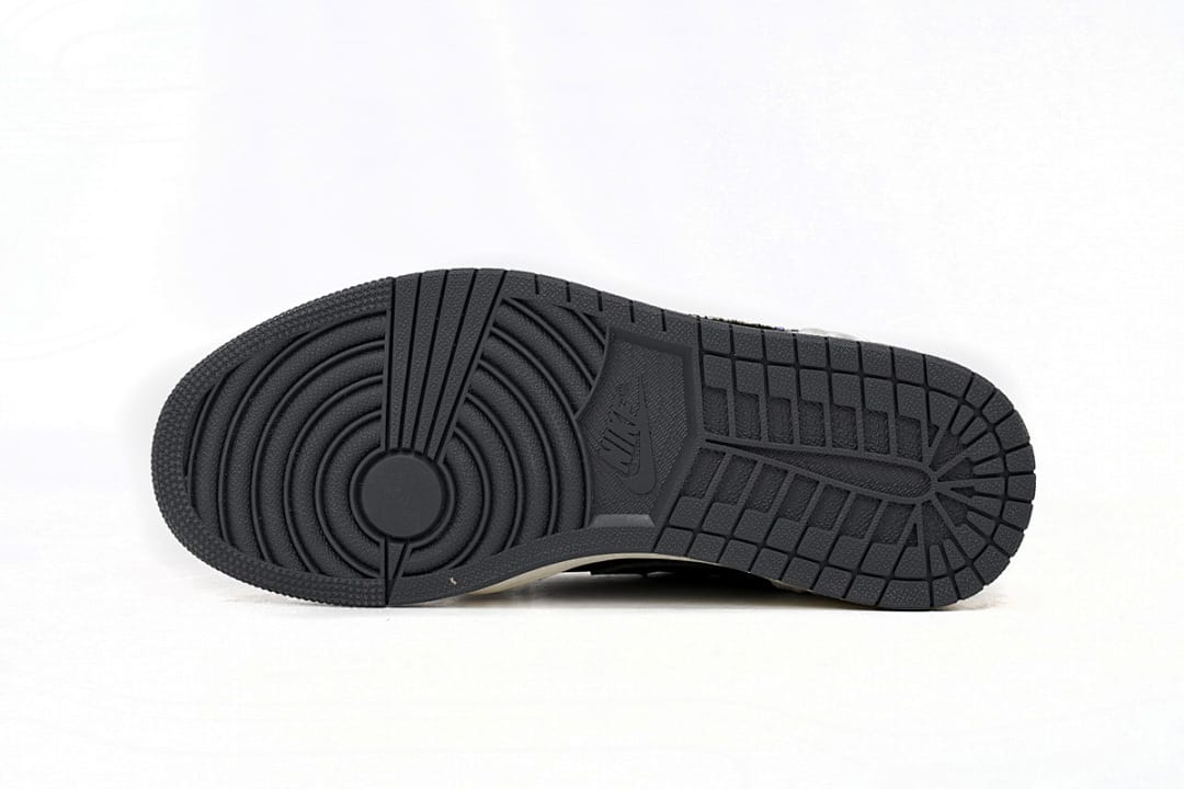Air Jordan 1 Low Silk Black Grey Silk
