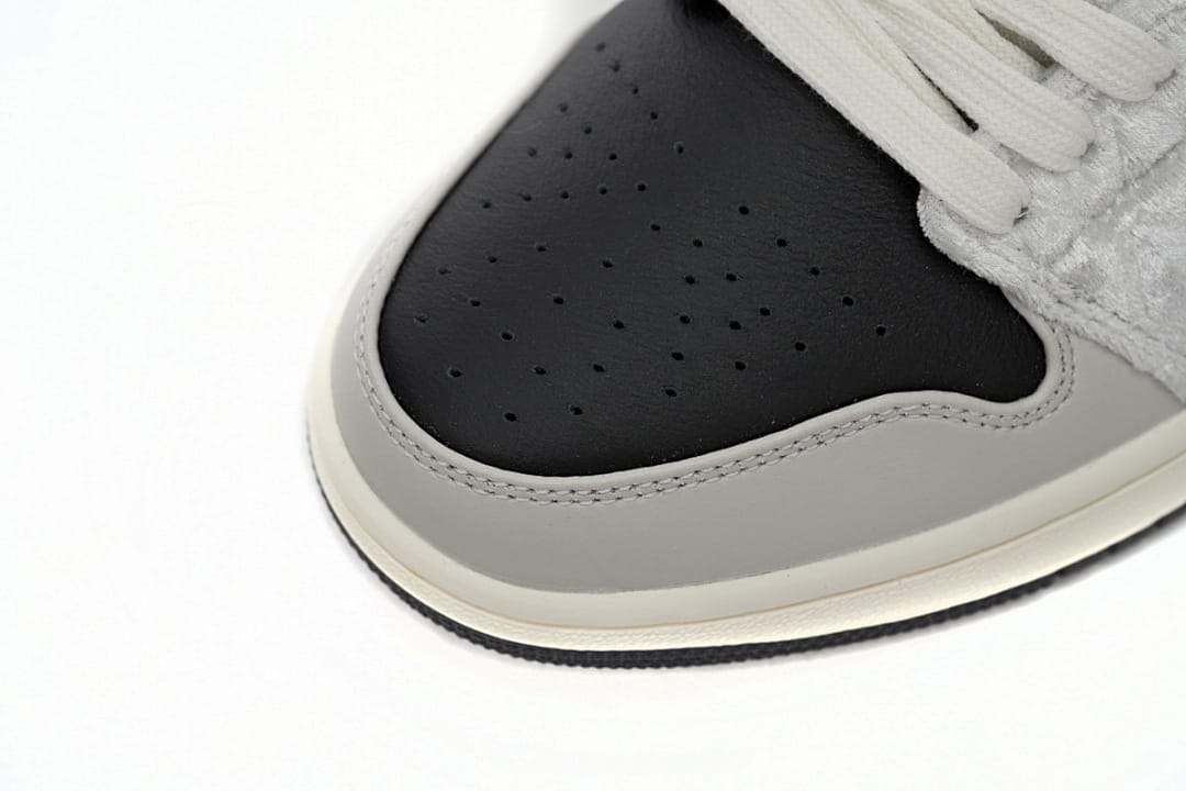 Air Jordan 1 Low Silk Black Grey Silk