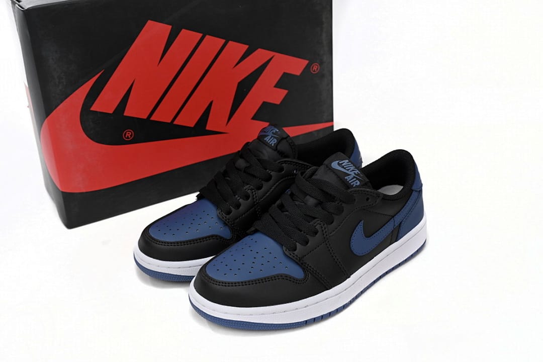 Air Jordan 1 Low Black Blue