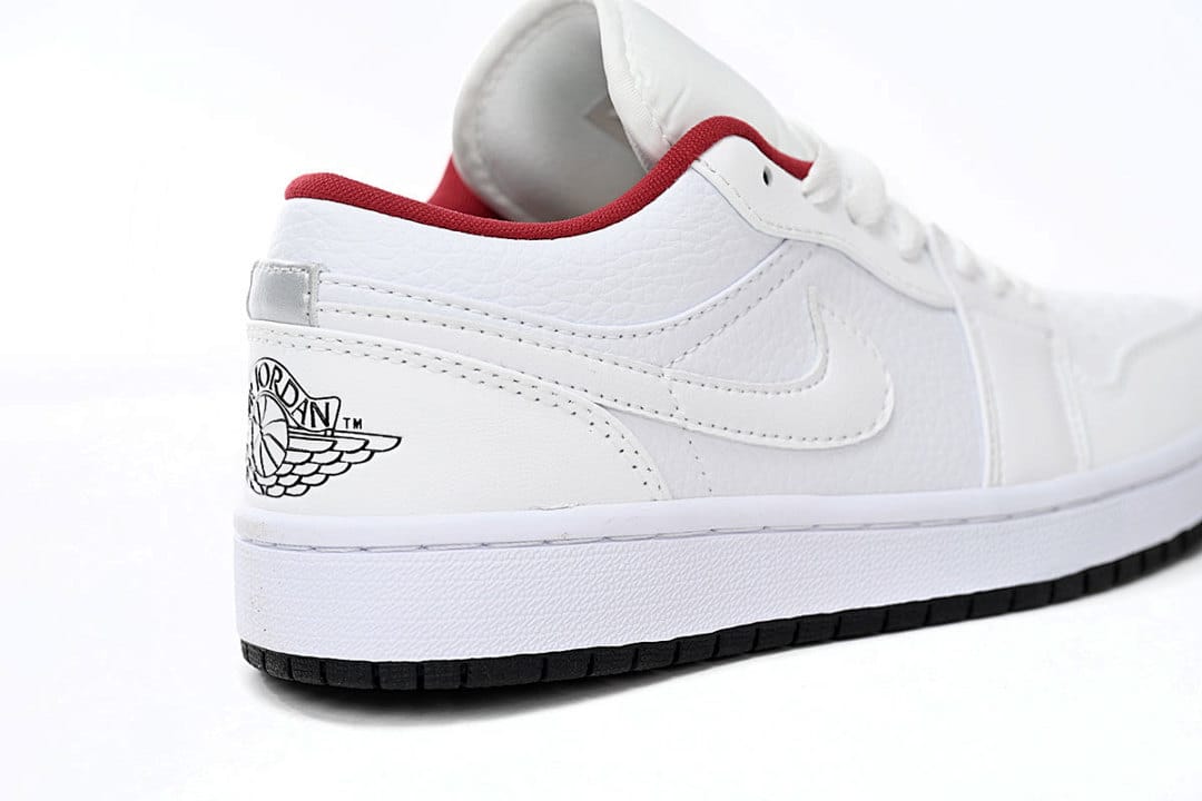 Air Jordan 1 Low All-white Red