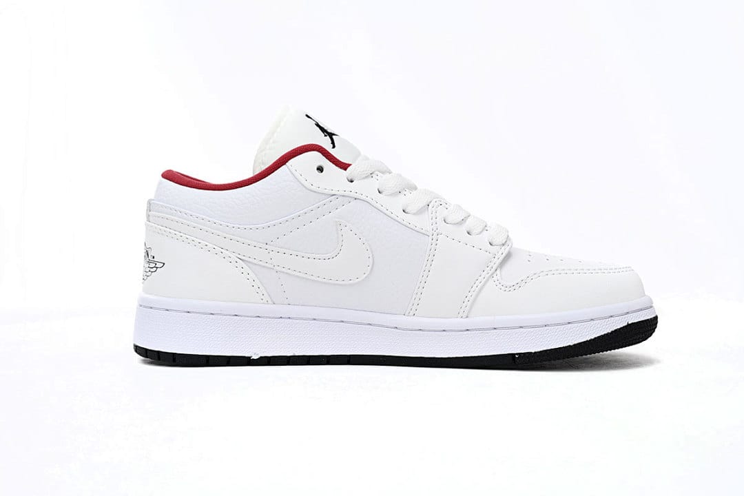 Air Jordan 1 Low All-white Red