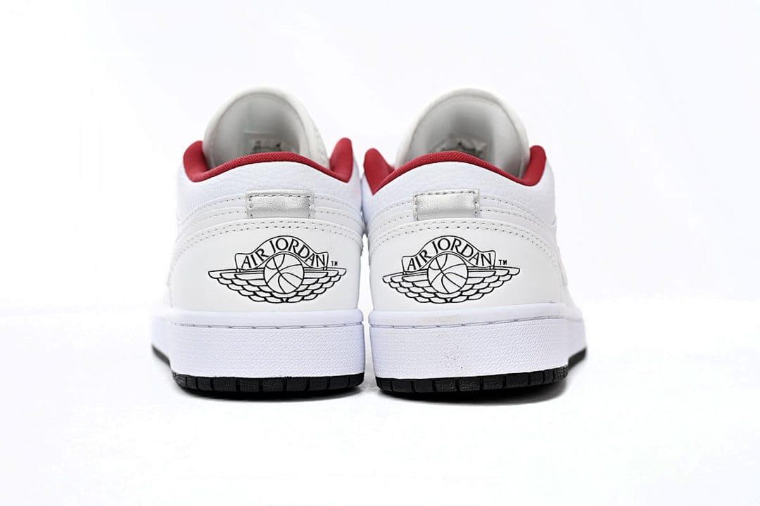 Air Jordan 1 Low All-white Red