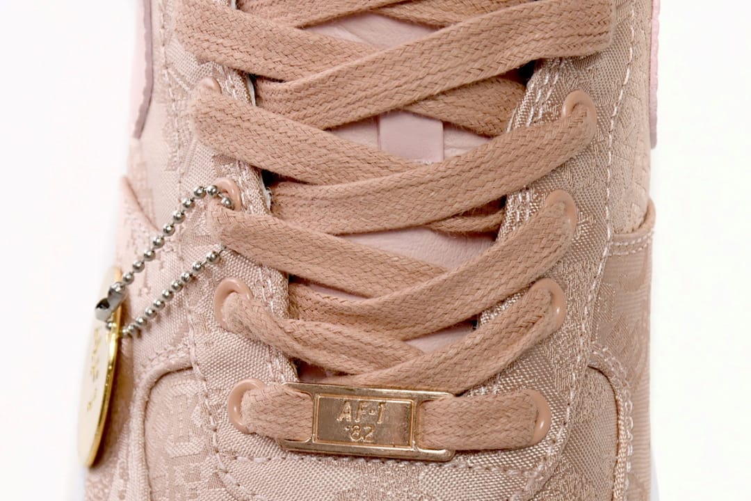 Nike Air Force 1 Low x QF Edition Premium Rose Gold Silk