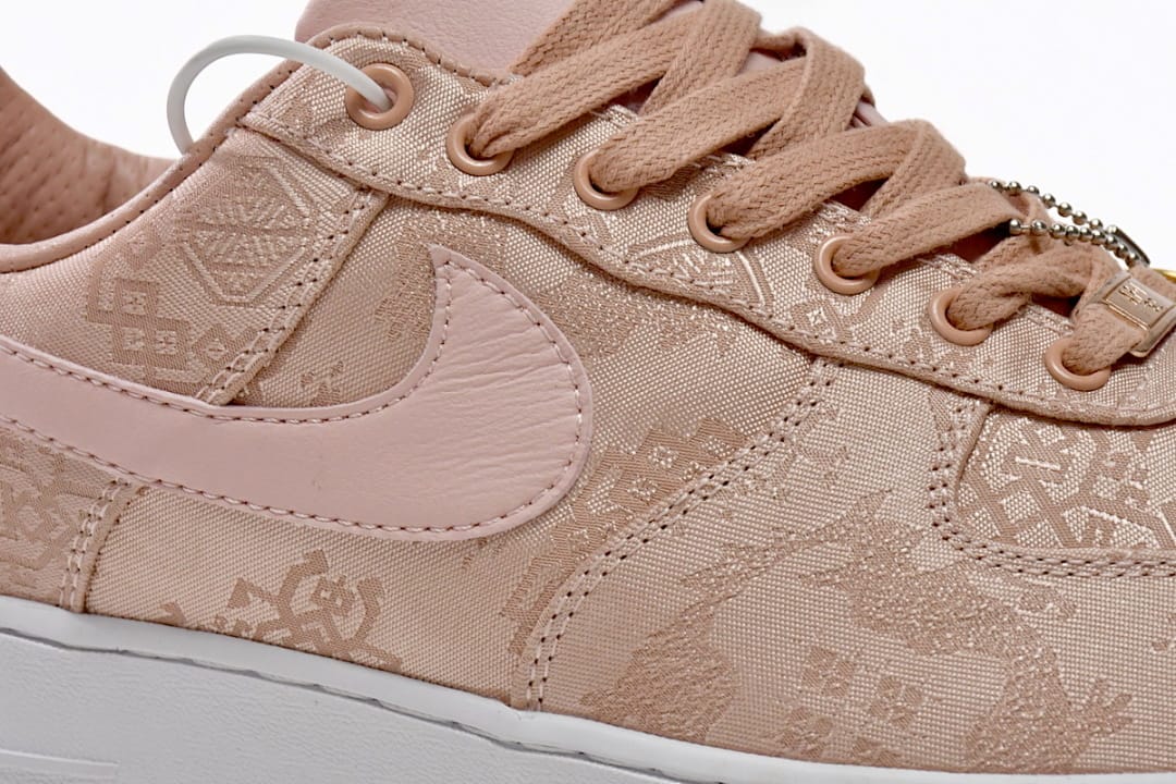 Nike Air Force 1 Low x QF Edition Premium Rose Gold Silk