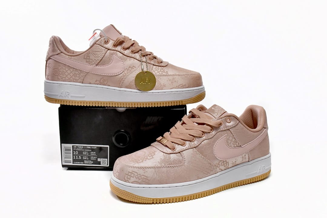 Nike Air Force 1 Low x QF Edition Premium Rose Gold Silk