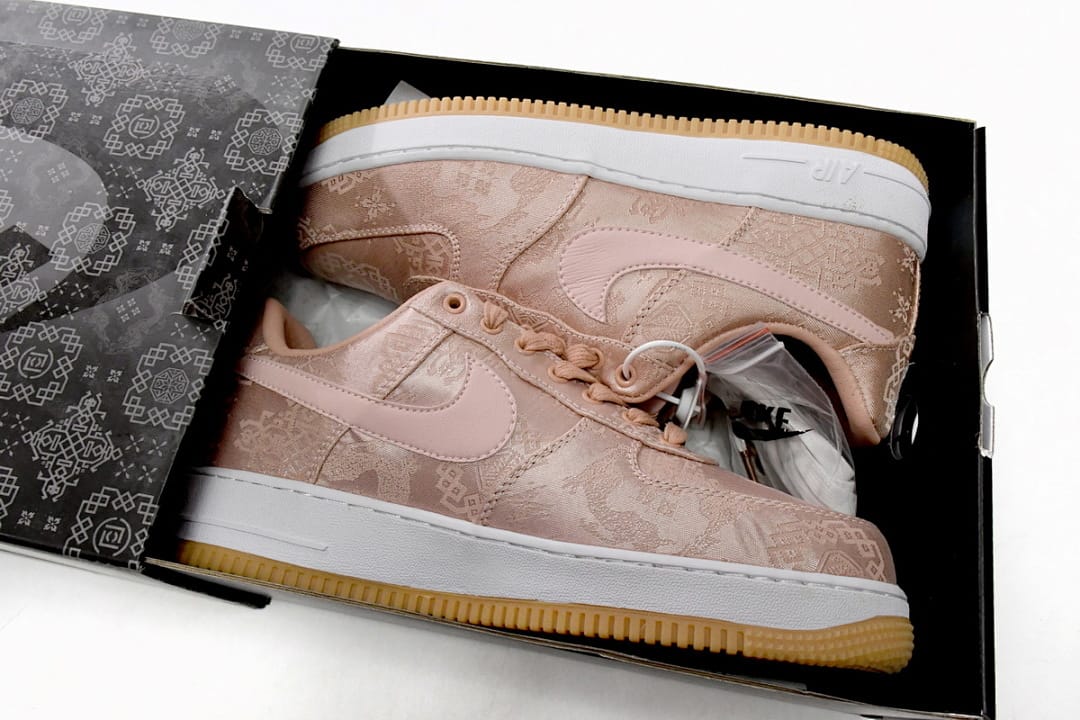 Nike Air Force 1 Low x QF Edition Premium Rose Gold Silk