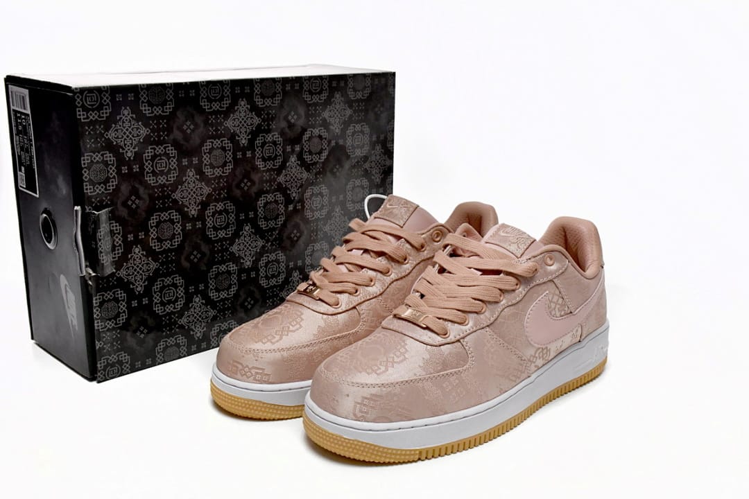 Nike Air Force 1 Low x QF Edition Premium Rose Gold Silk