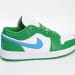 Air Jordan 1 Low White Green Blue