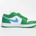 Air Jordan 1 Low White Green Blue