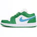 Air Jordan 1 Low White Green Blue