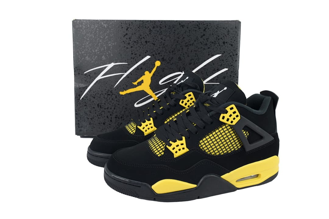 Air Jordan 4 Retro x Union LA Black Yellow (Colorway 4)