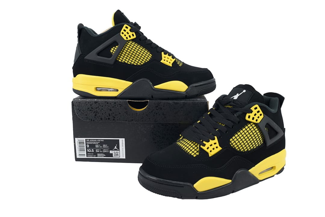 Air Jordan 4 Retro x Union LA Black Yellow (Colorway 4)