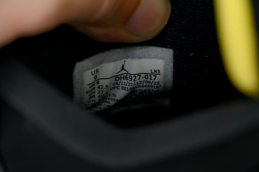 Air Jordan 4 Retro x Union LA Black Yellow (Colorway 4)