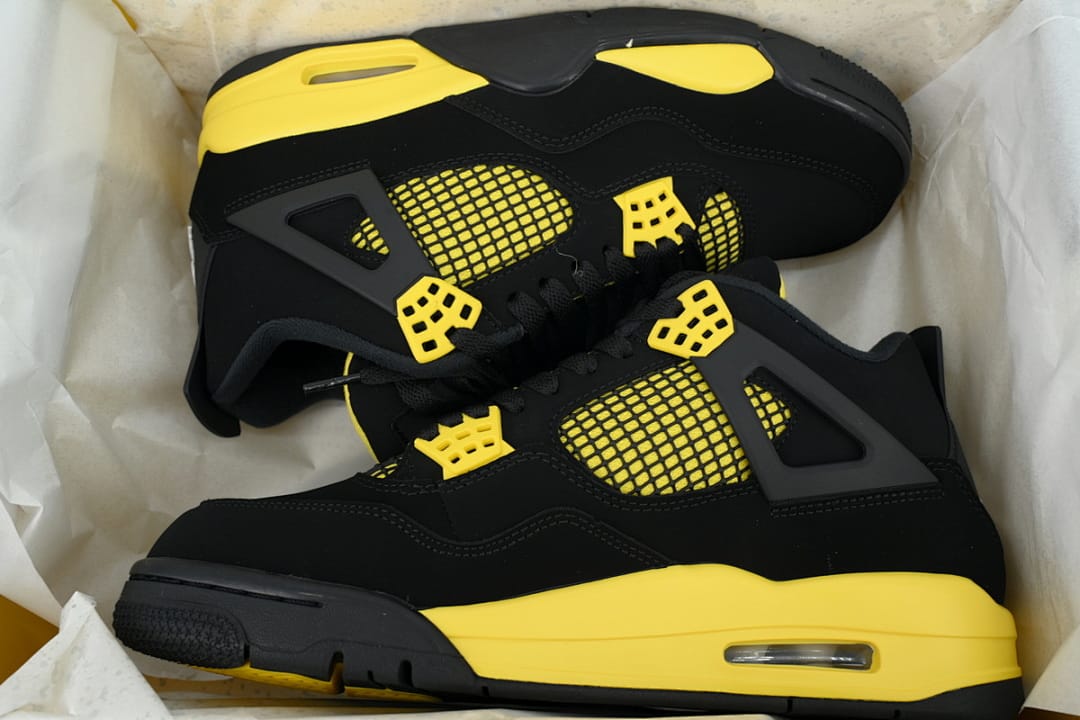 Air Jordan 4 Retro x Union LA Black Yellow (Colorway 4)