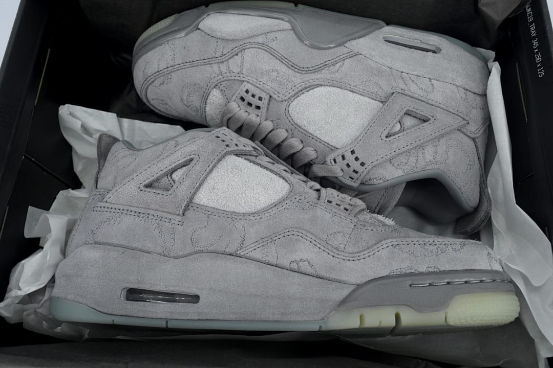 Air Jordan 4 Retro x KAWS Grey