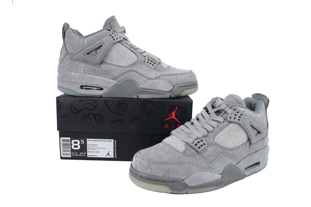 Air Jordan 4 Retro x KAWS Grey