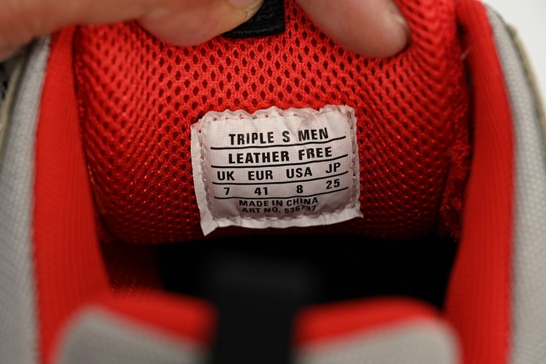 Balenciaga Triple S Red White Dark Grey