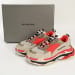 Balenciaga Triple S Red White Dark Grey