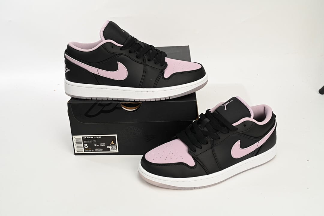 Air Jordan 1 Low Black Purple