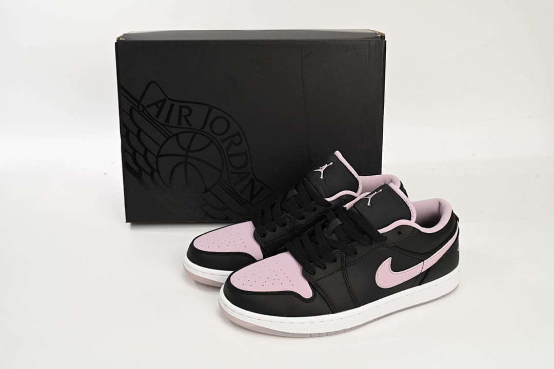 Air Jordan 1 Low Black Purple