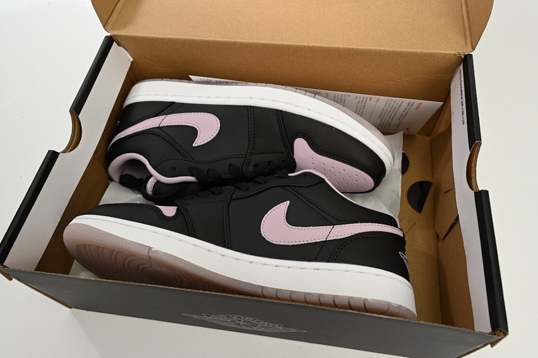 Air Jordan 1 Low Black Purple