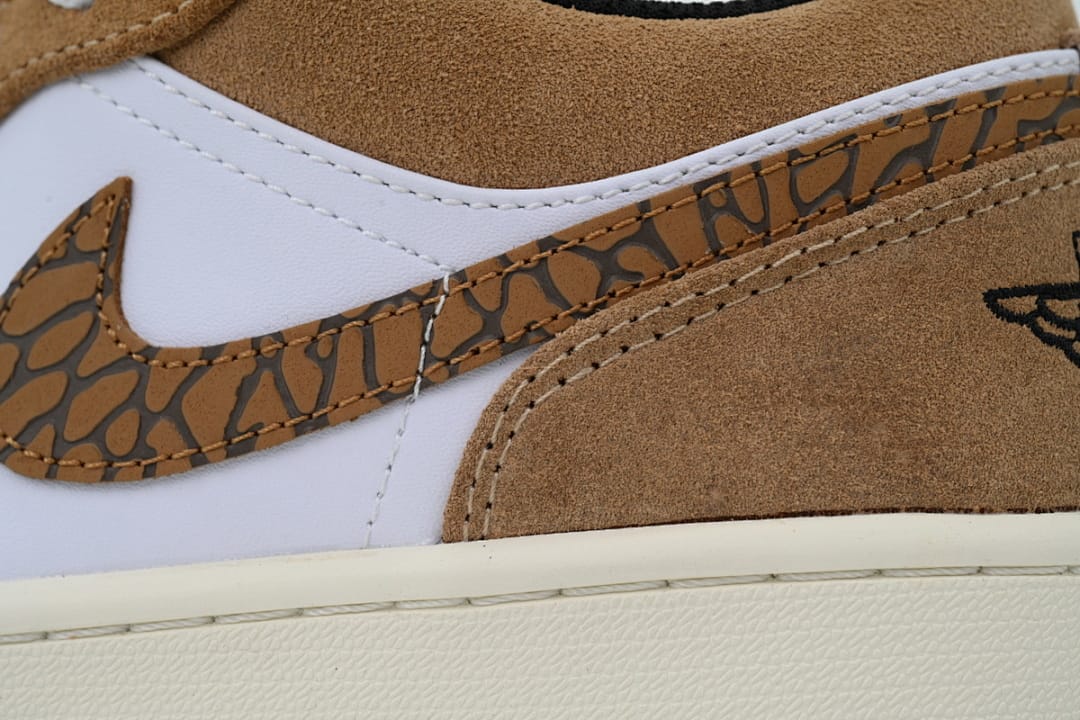 Air Jordan 1 Low White Brown