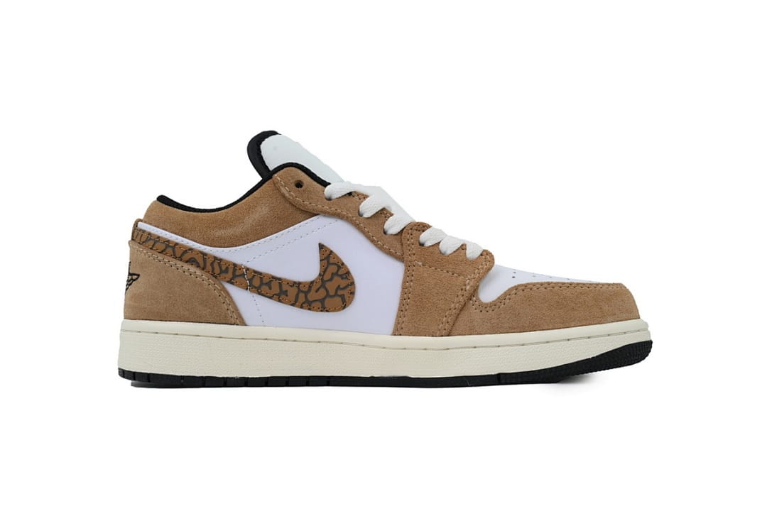 Air Jordan 1 Low White Brown