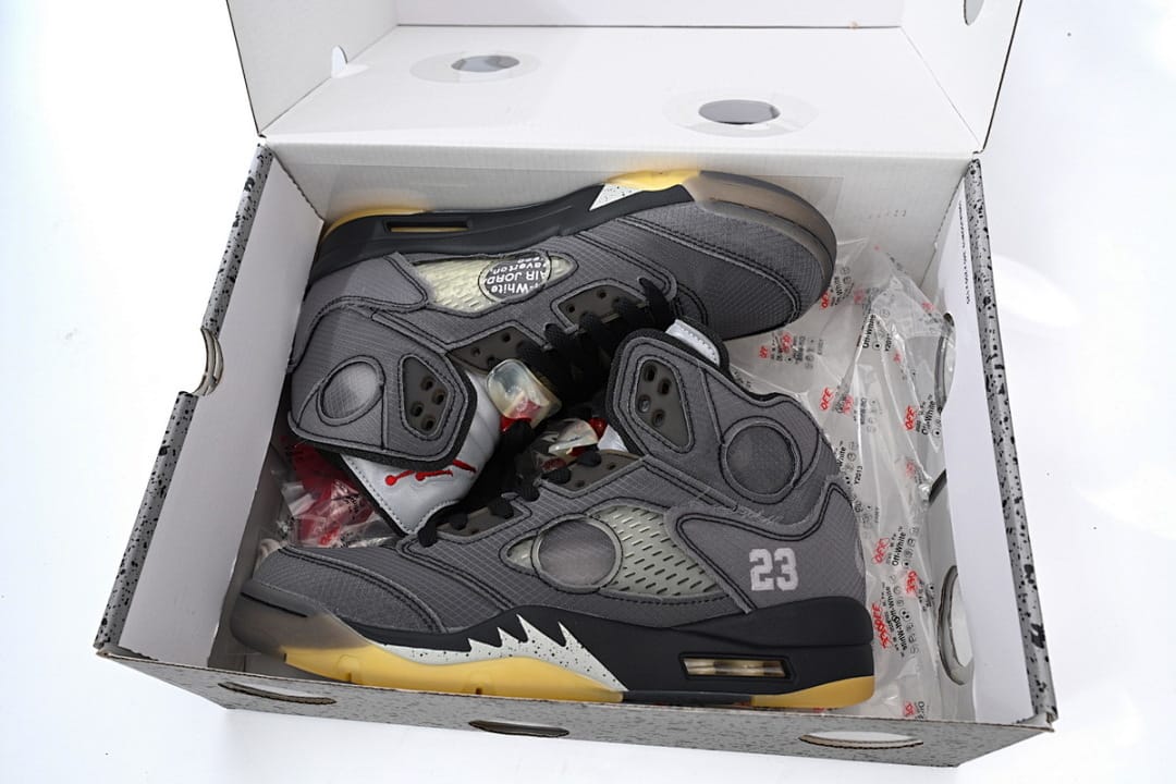 Air Jordan 5 OG x OFF White Black