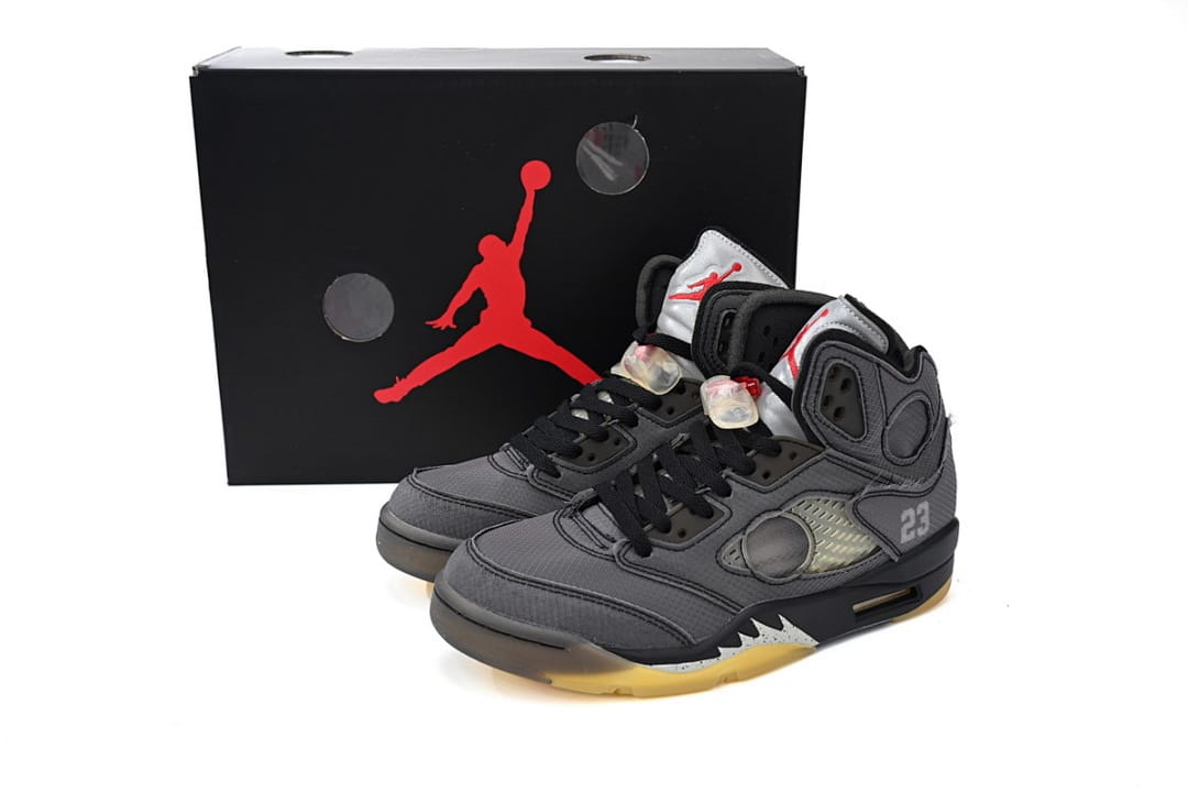 Air Jordan 5 OG x OFF White Black