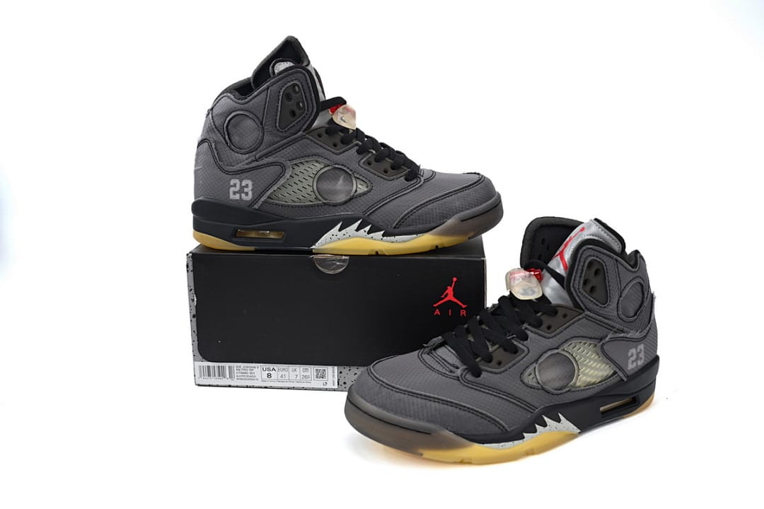 Air Jordan 5 OG x OFF White Black