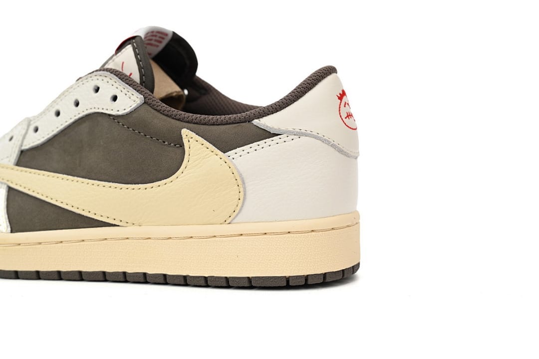 Air Jordan 1 Low White Brown Barb (Colorway 4)