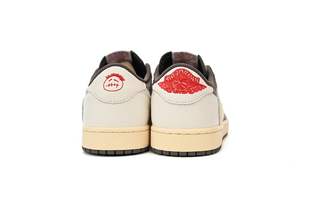 Air Jordan 1 Low White Brown Barb (Colorway 4)
