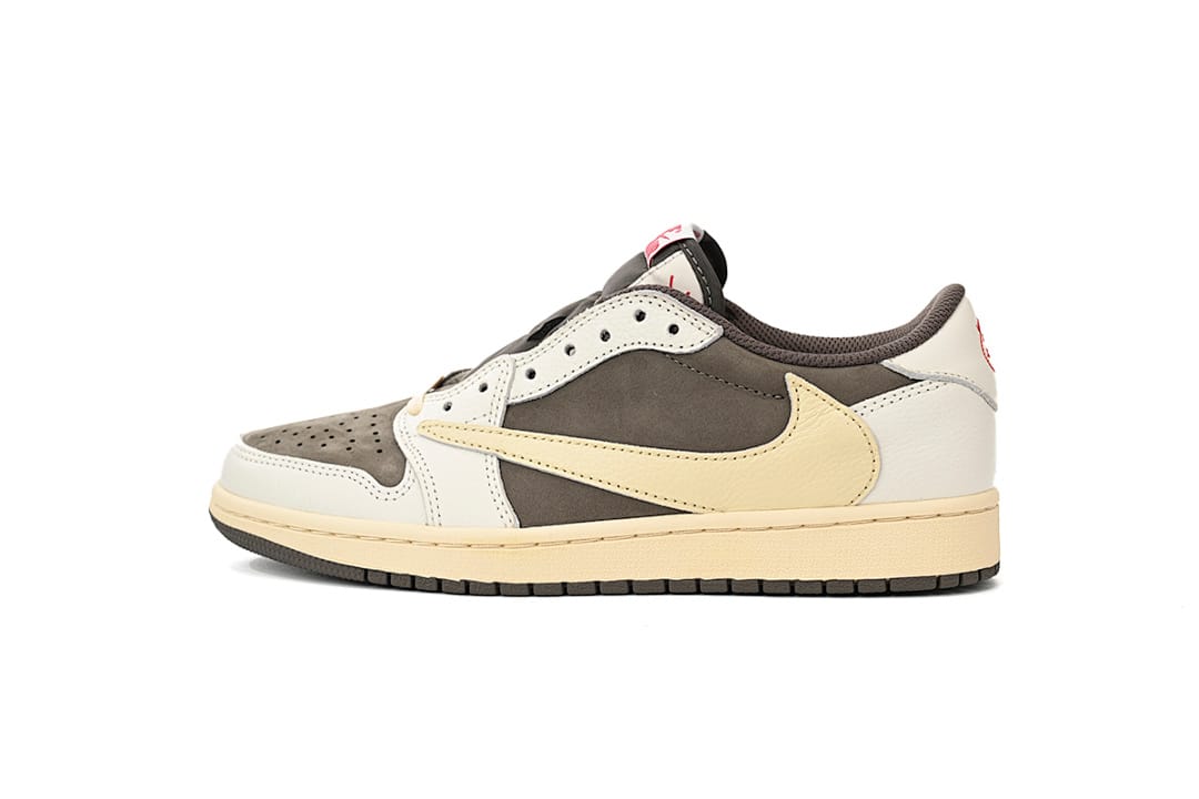 Air Jordan 1 Low White Brown Barb (Colorway 4)