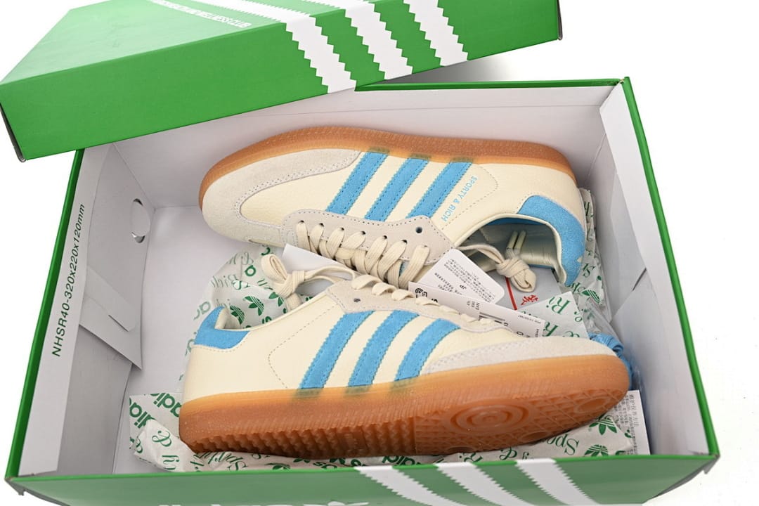 Adidas Samba OG White Blue (Colorway 2)