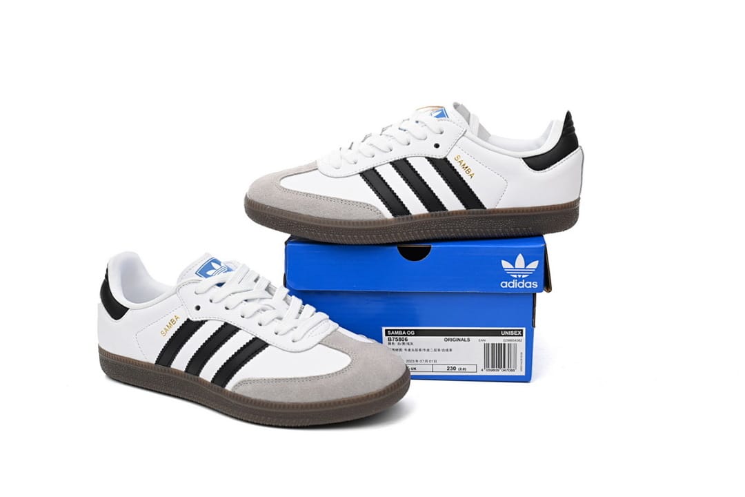 Adidas Samba OG Rice White Black