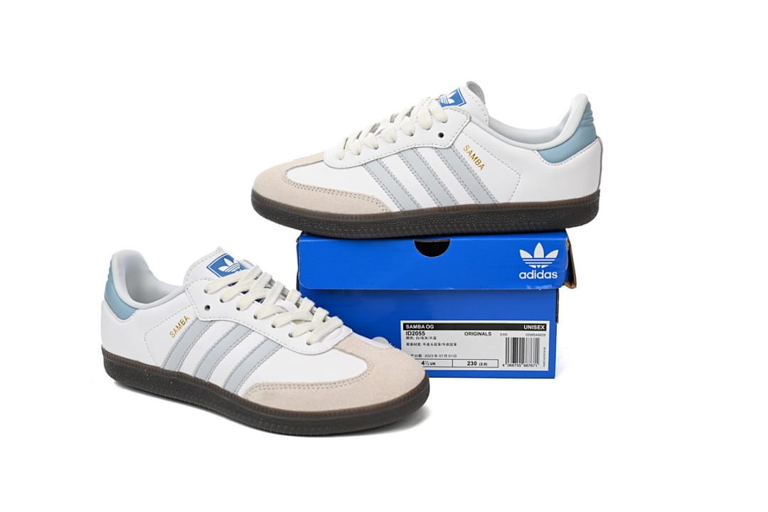 Adidas Samba OG White Light Blue