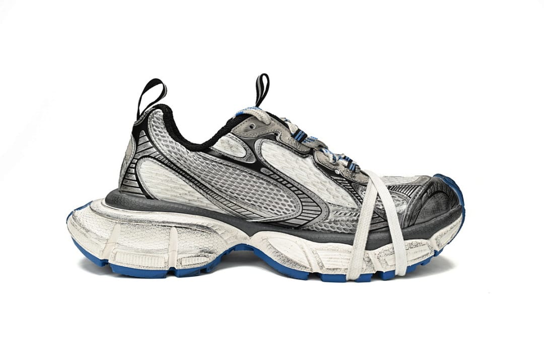 Balenciaga 10th Gen Distressed White Blue