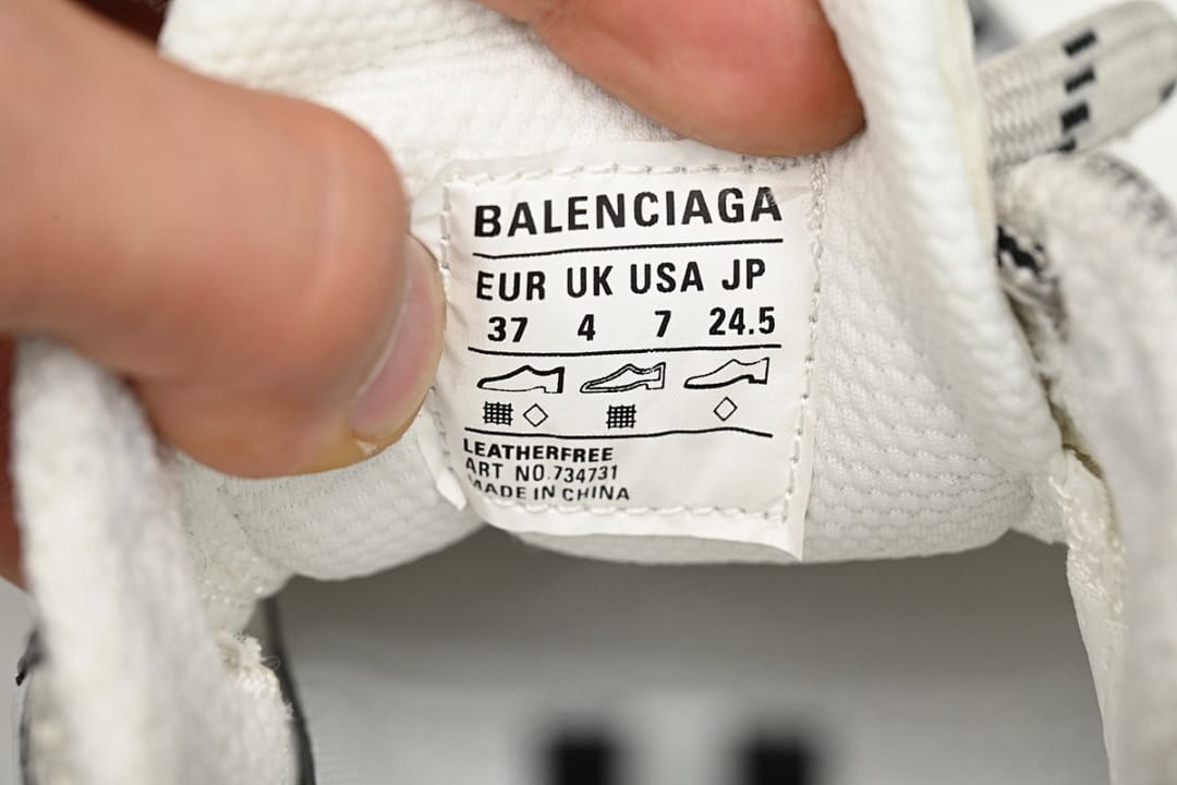 Balenciaga 10th Gen Distressed White, red
