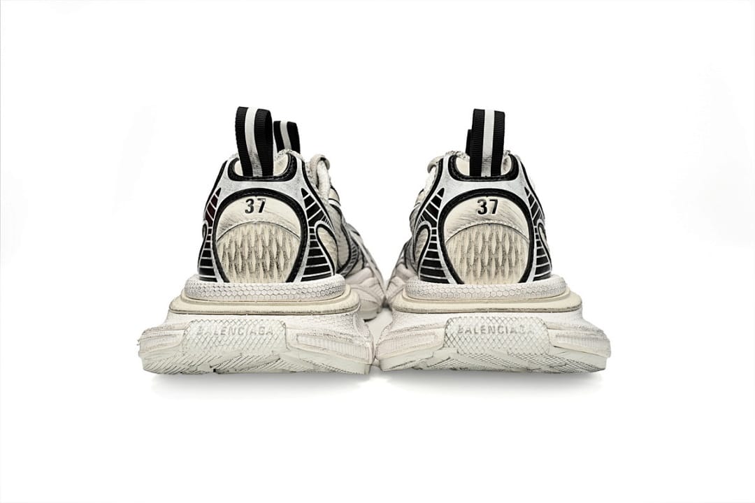 Balenciaga 10th Gen Distressed White, red
