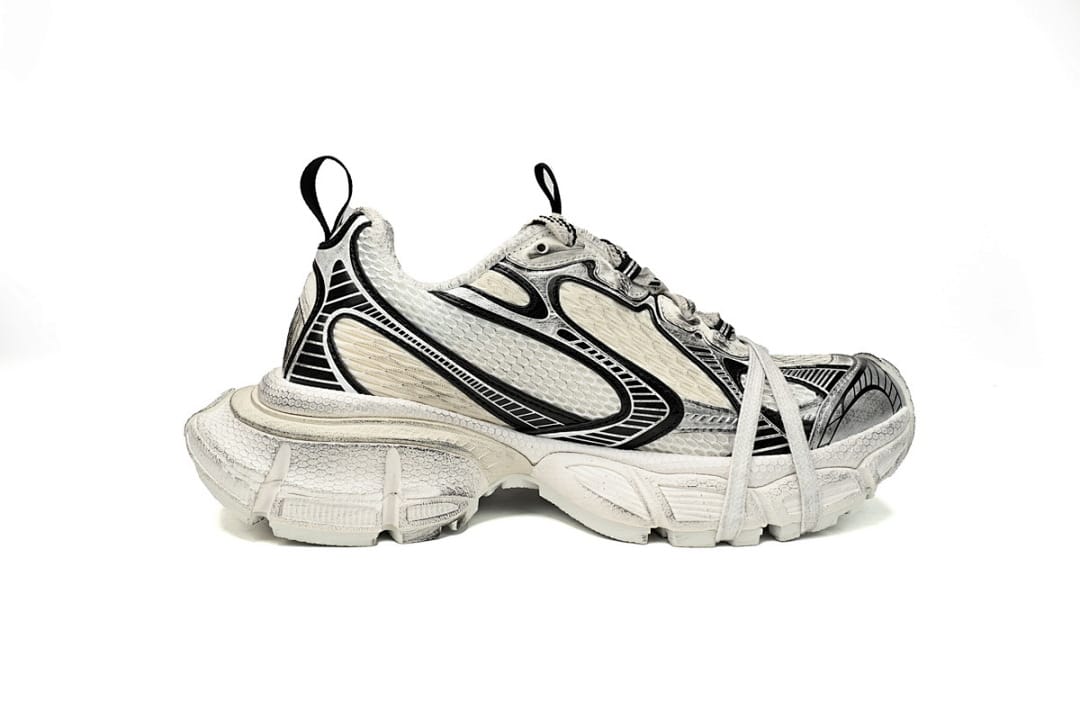 Balenciaga 10th Gen Distressed White, red
