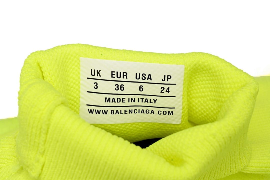 Balenciaga 10th Gen Sock Edition Purple Black Fluorescent Green