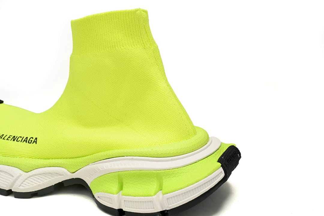 Balenciaga 10th Gen Sock Edition Purple Black Fluorescent Green