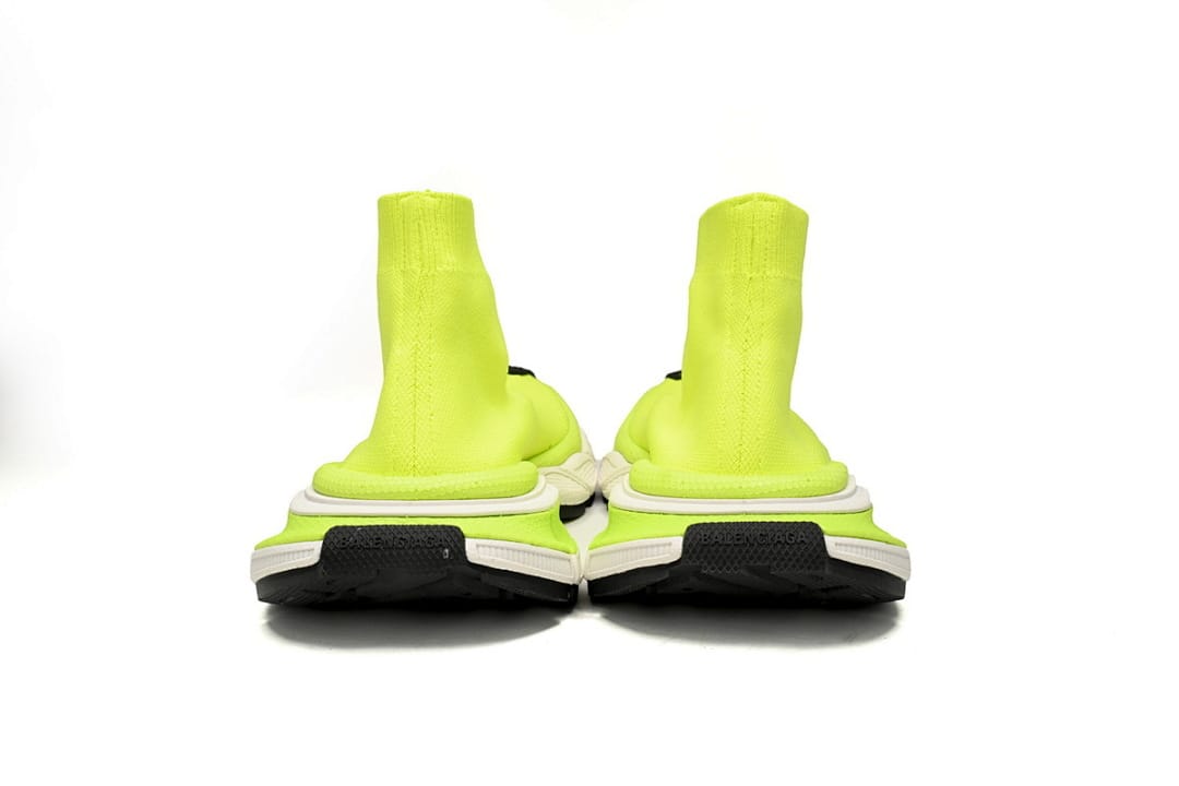 Balenciaga 10th Gen Sock Edition Purple Black Fluorescent Green