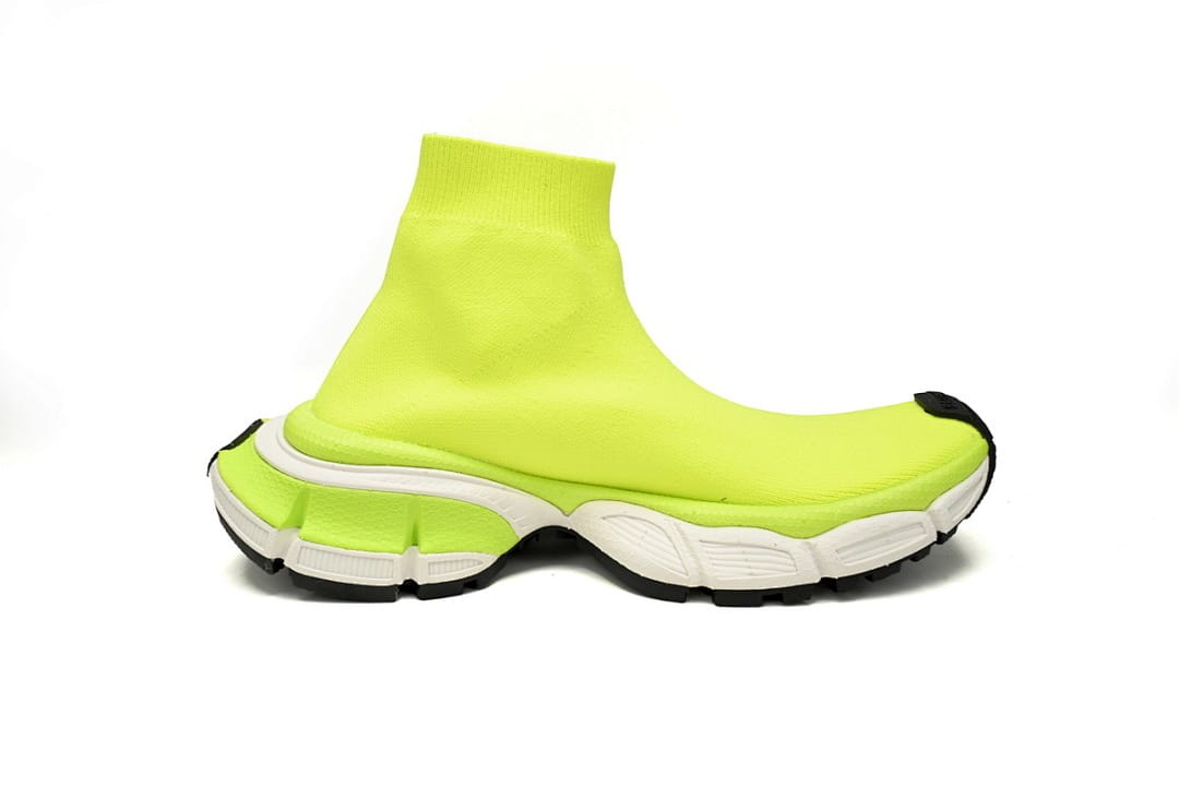 Balenciaga 10th Gen Sock Edition Purple Black Fluorescent Green