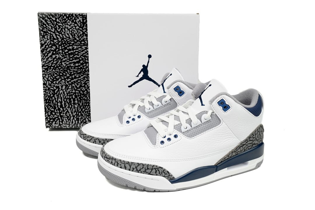 Air Jordan 3 OG White Navy Cement
